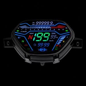 Tablero digital LCD a color para moto con velocímetro y marcha